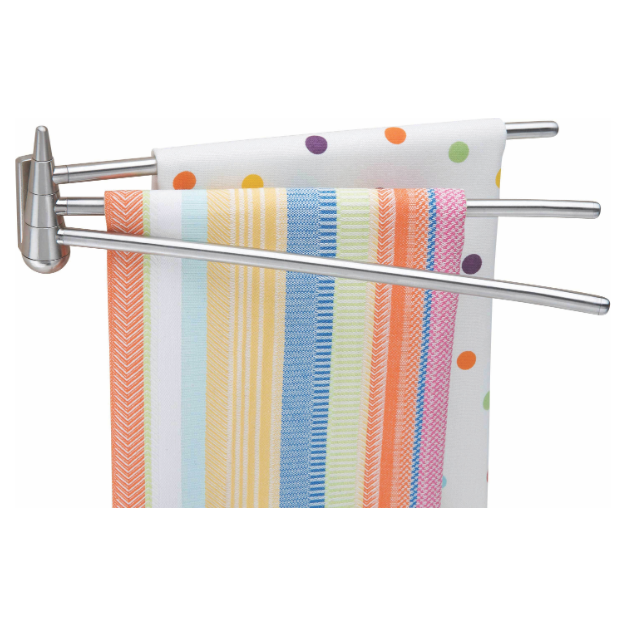 Stainless Steel 3-Arm Towel Bar